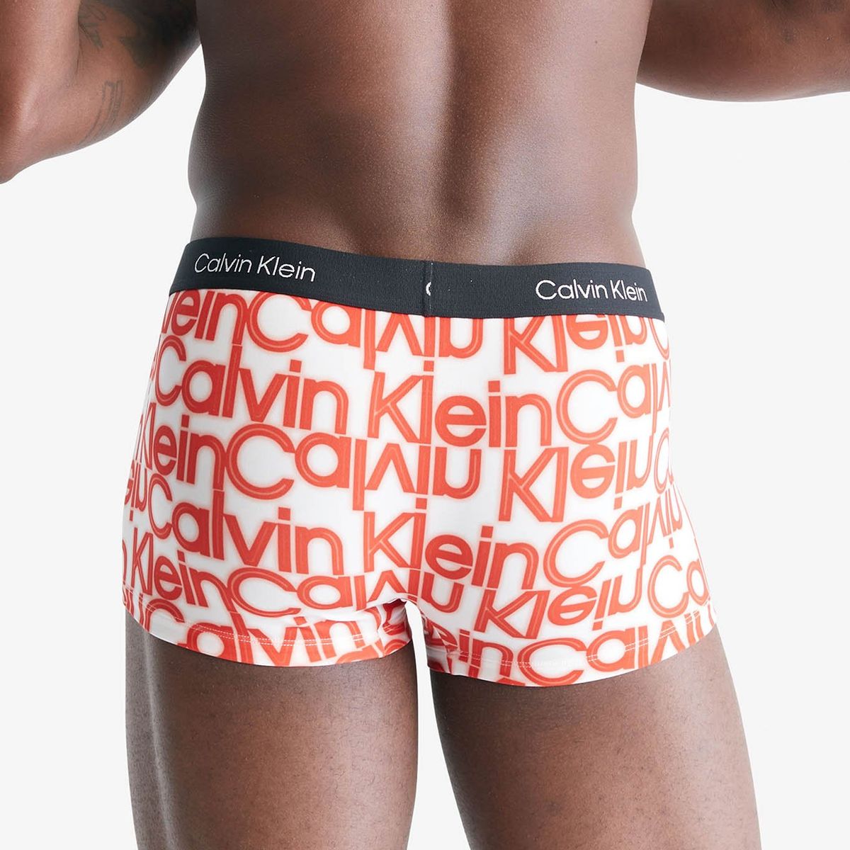 CALVIN KLEIN - Boxer estampado con logo Naranja Calvin Klein