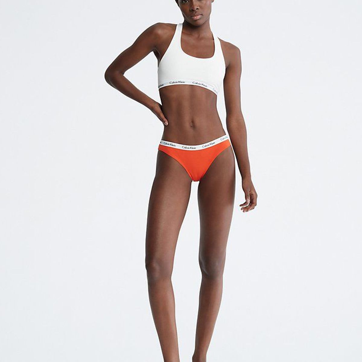 CALVIN KLEIN - Braguita clásica Naranja Calvin Klein