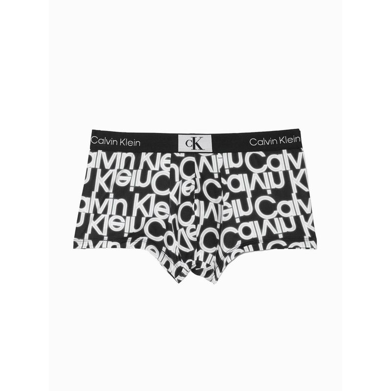 CALVIN KLEIN - Boxer estampado con logo Negro Calvin Klein