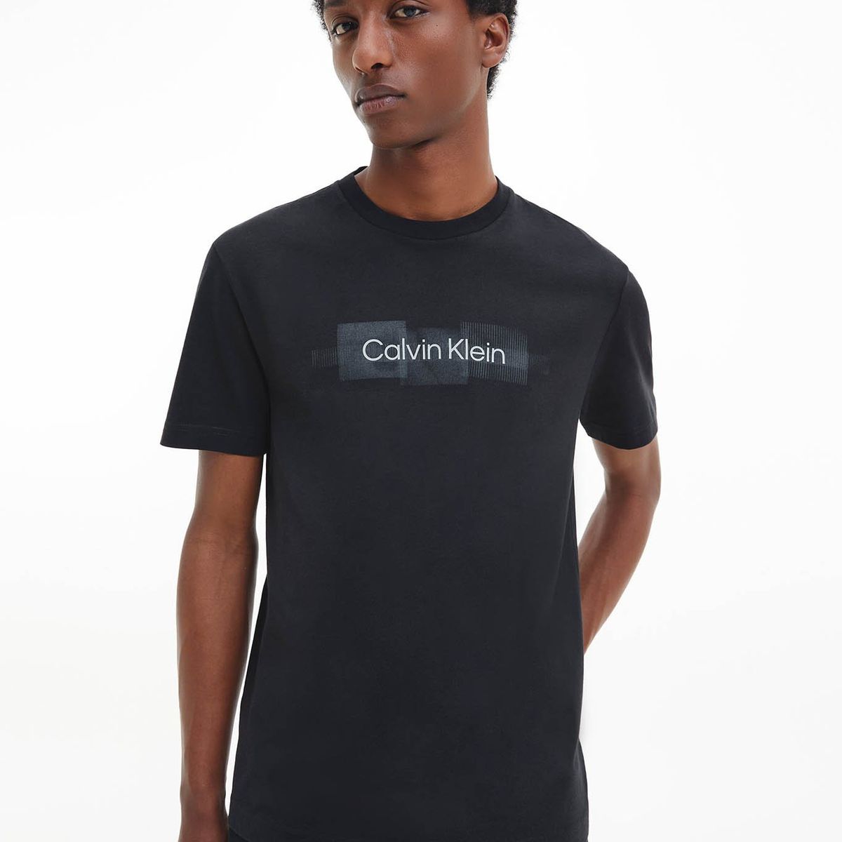 CALVIN KLEIN - Camiseta con logo Negro Calvin Klein
