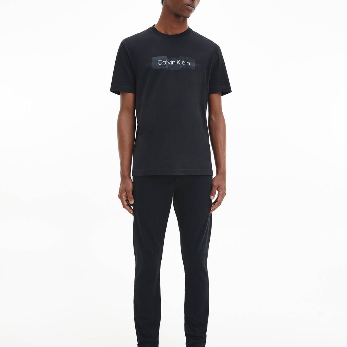 CALVIN KLEIN - Camiseta con logo Negro Calvin Klein