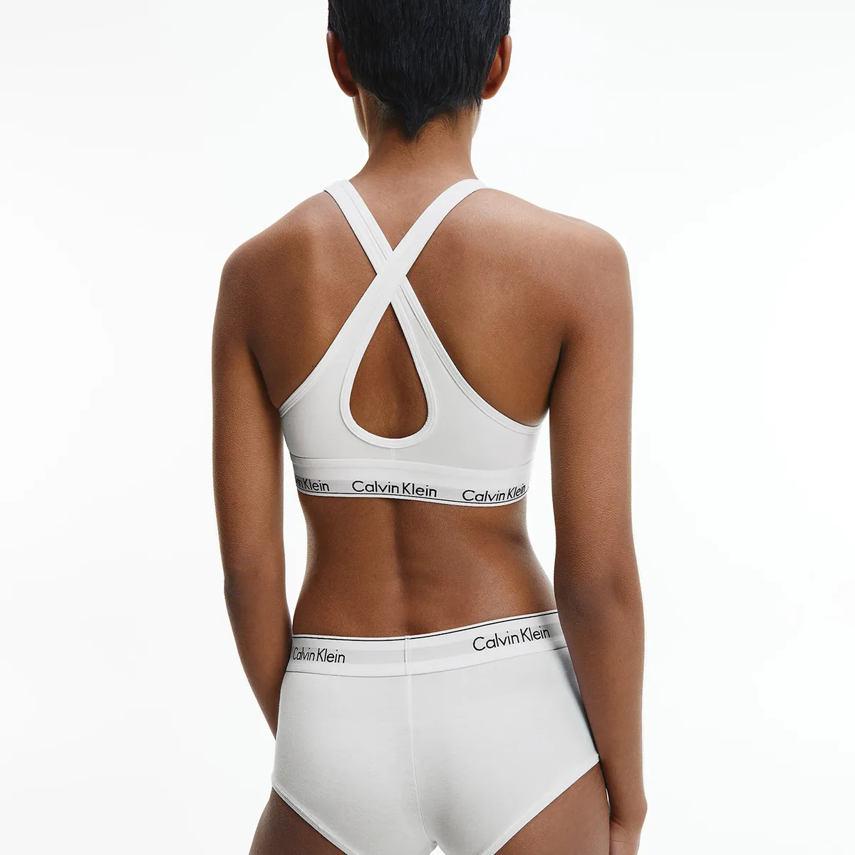 CALVIN KLEIN - Corpiño de algodón Blanco Calvin Klein