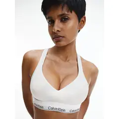 CALVIN KLEIN - Corpiño de algodón Blanco