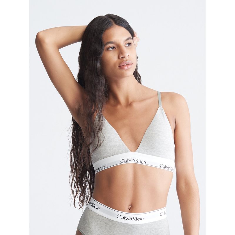 CALVIN KLEIN - Sujetador de triángulo Gris Calvin Klein