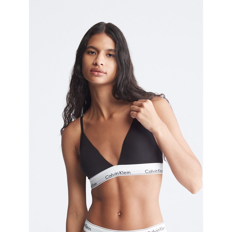CALVIN KLEIN - Sujetador de triángulo Negro Calvin Klein
