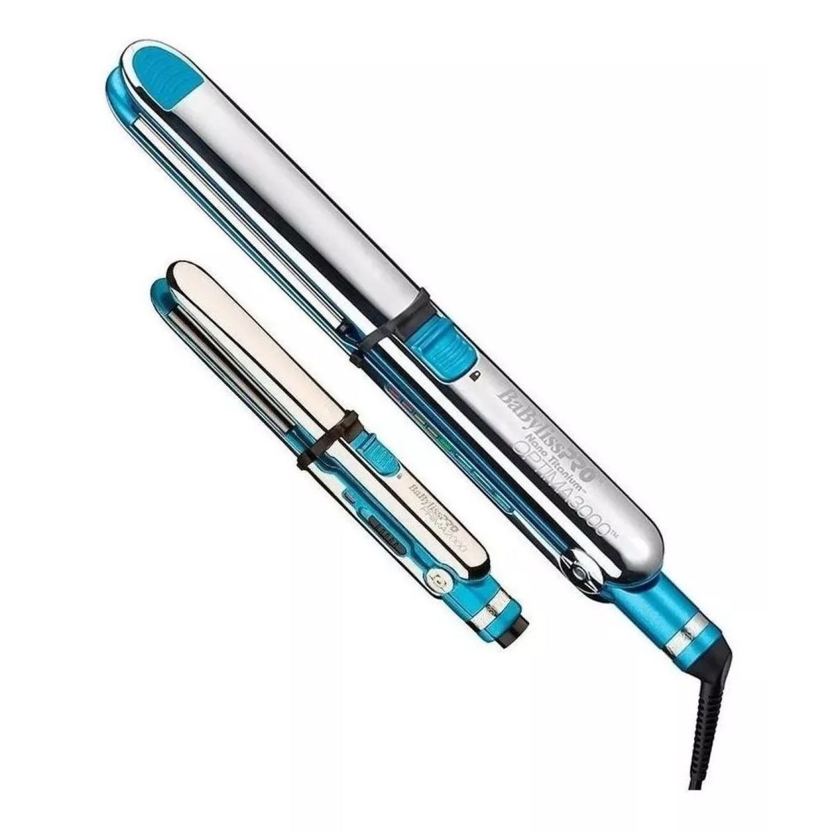BABYLISS PRO - Plancha Babyliss Pro Nano Titanium Optima 3000 + Optima 2000