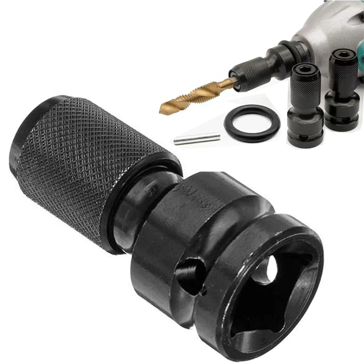 AIZO - 5pk Adaptador De Impacto De12 Pulgada A Punta Hexagonal 14