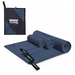 AIZO - Toalla Baño Viaje De Microfibra De Secado Rápido-