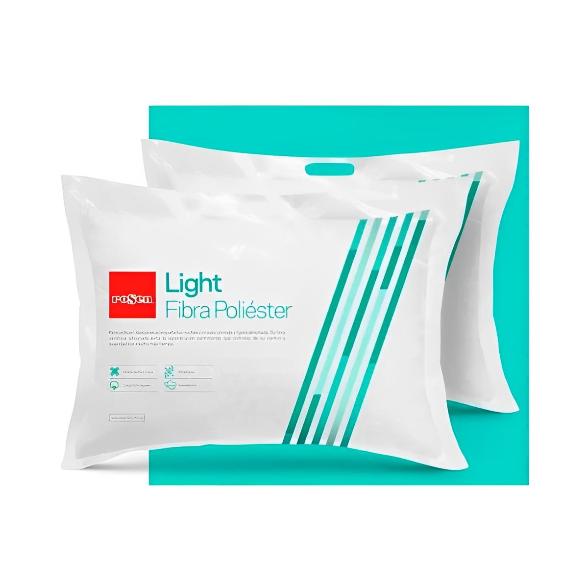 ROSEN - Almohadas Rosen Pack 2 de Microfibra Light Americana 50x70 cm