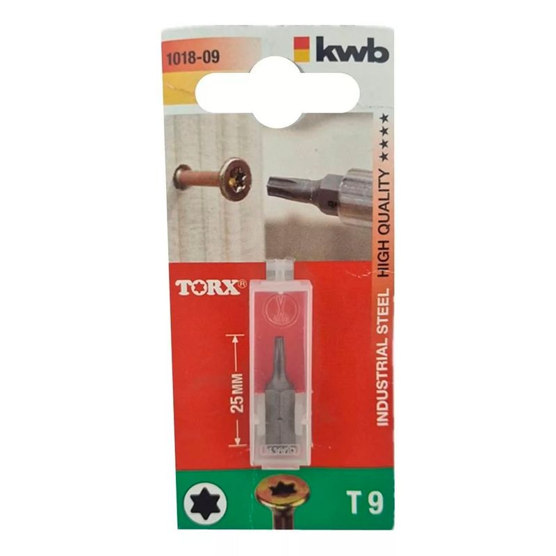 KWB - Punta Para Atornillador Torx T9 X 25 Mm Kwb 101809
