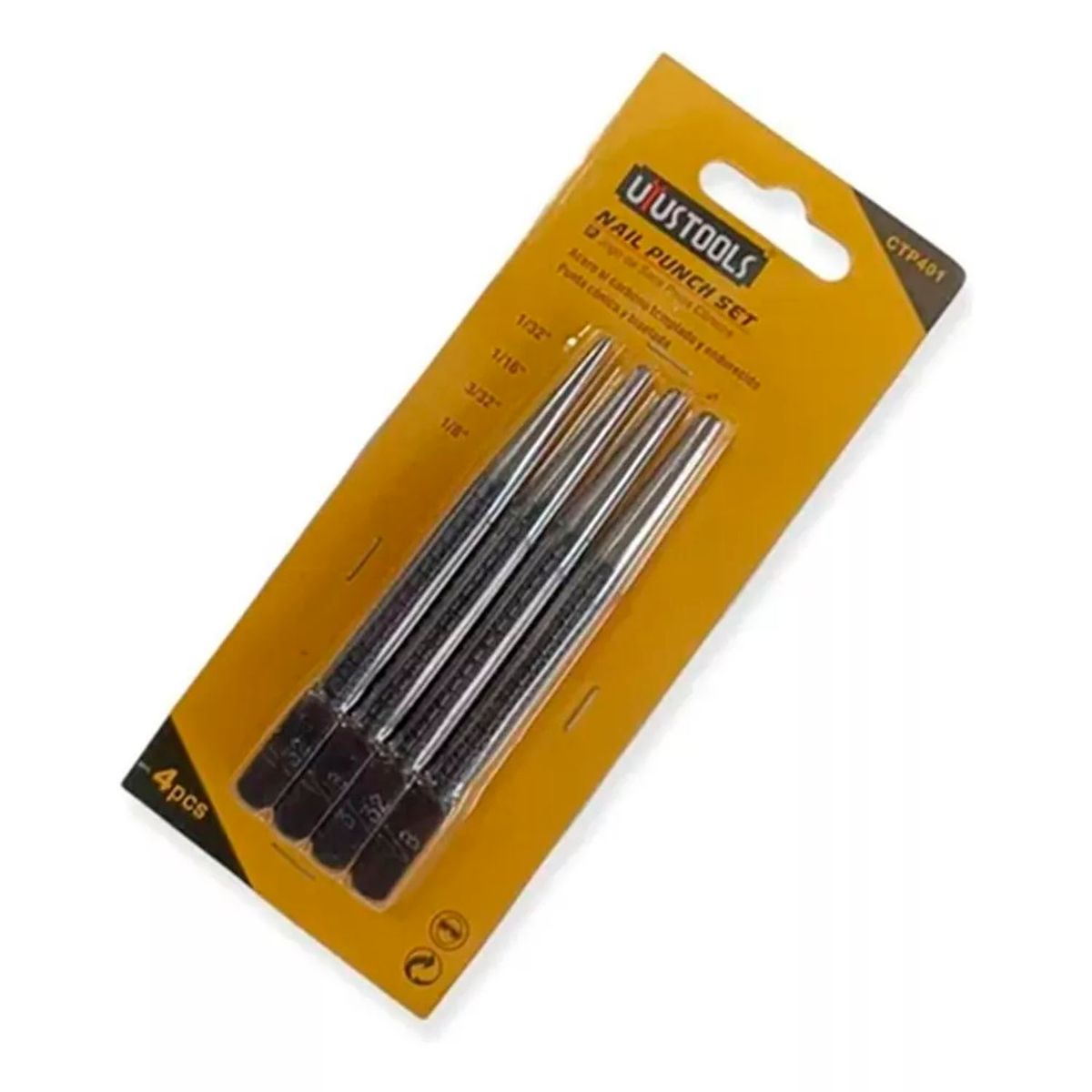 UYUSTOOL - Set Kit Juego De Botadores 4 Piezas Uyustools Ctp401