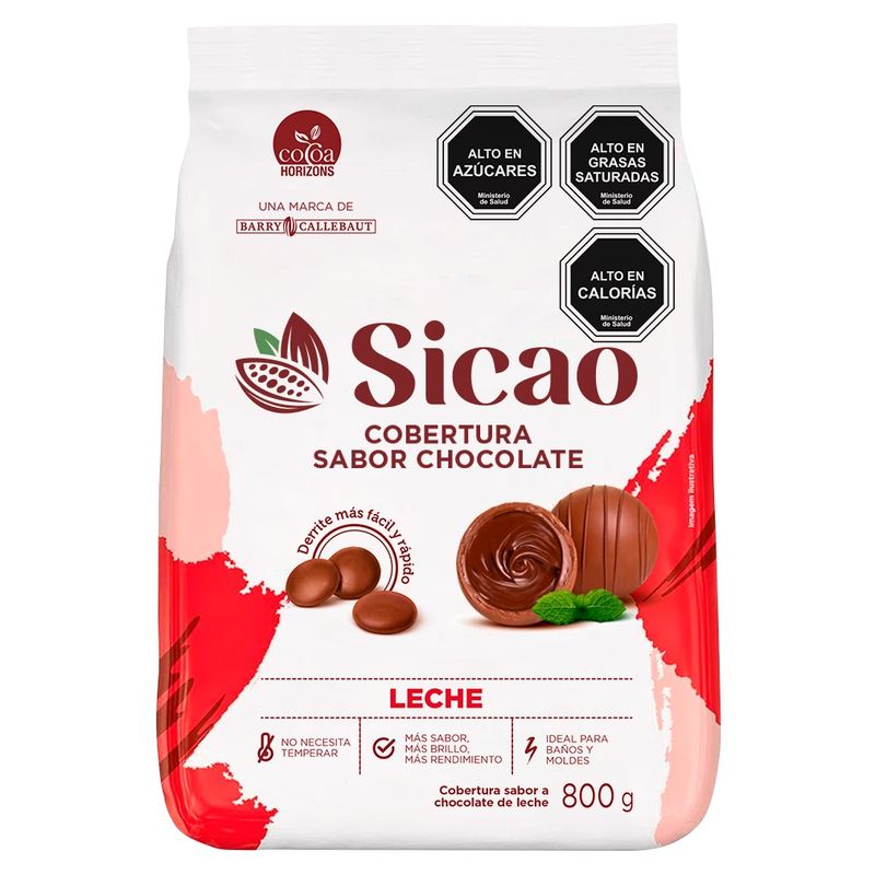 SICAO - Cobertura Leche Sicao  800 gr.