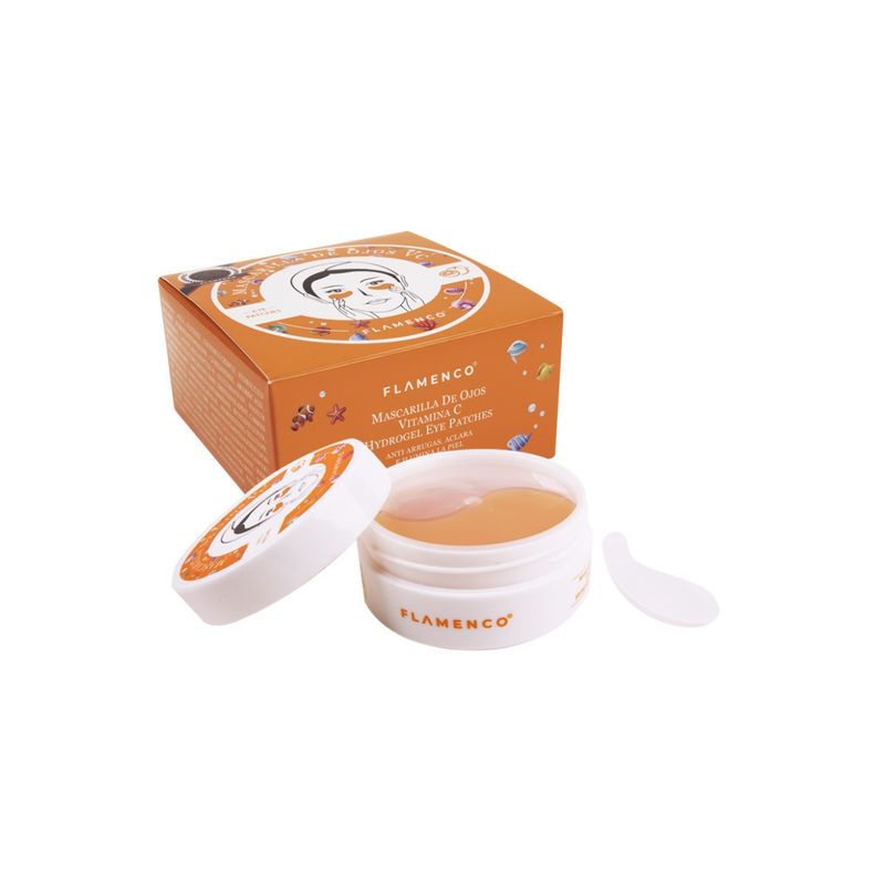 FLAMENCO - 60 Parches Hidrogel De Vitamina C Anti Ojeras Hidratante