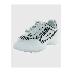 DINASTELLA - Zapatilla print Zebra Blanco