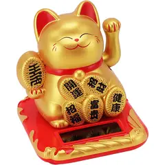 GENERICO - Adorno de Estatua de Gato de la Fortuna con Diseño