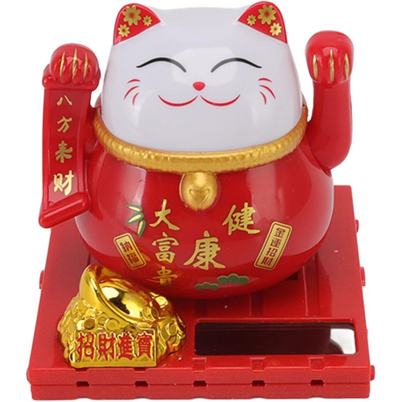 GENERICO - Jeanoko Estatua de Mascota de Gato de la Suerte Regalo Ideal