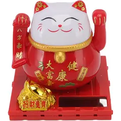 GENERICO - Jeanoko Estatua de Mascota de Gato de la Suerte Regalo Ideal
