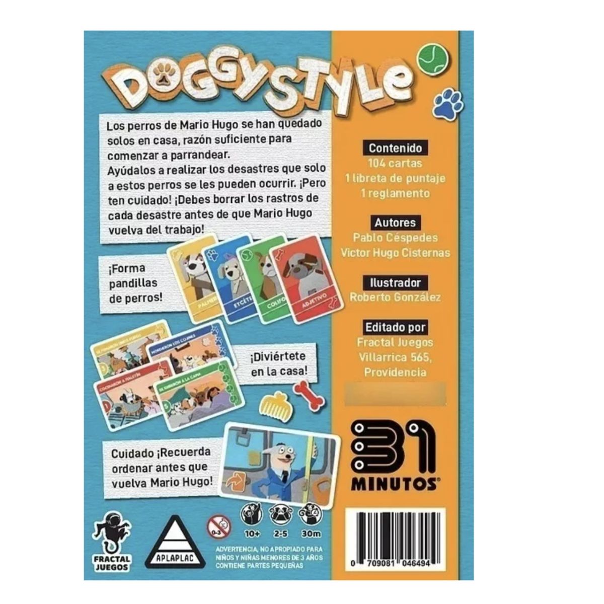 FRACTAL - Doggy Style - Juego De Mesa - 31 Minutos - Español