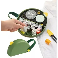 GENERICO - Set De Costura En Linda Cajita Costurero Hilos Agujas Y Más