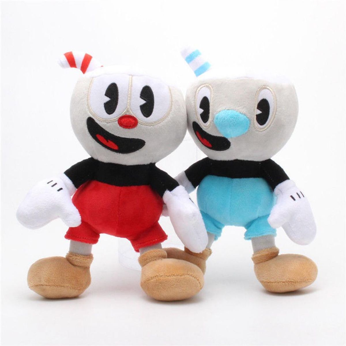 GENERICO - Pack peluches Cuphead y Mugman 23cm