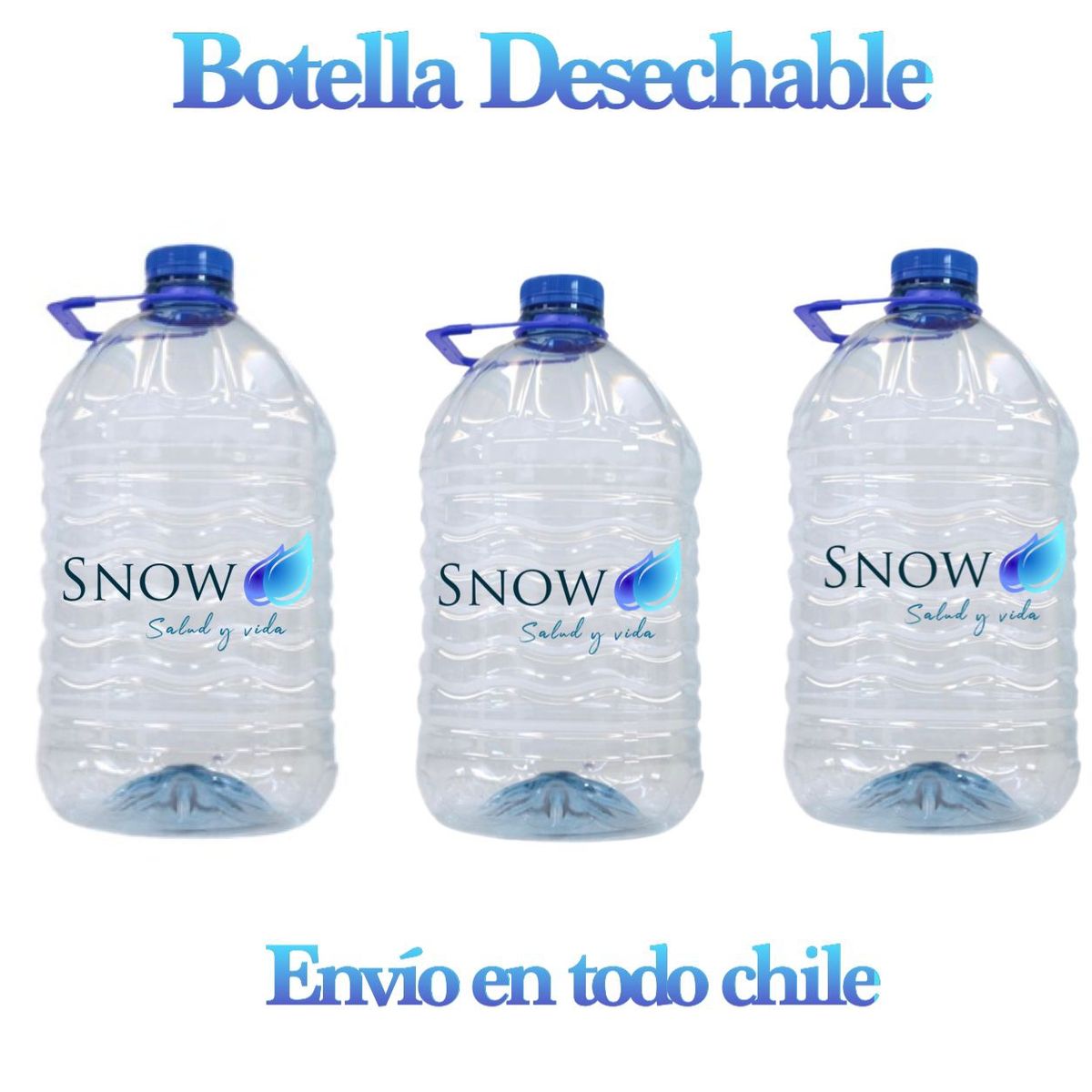 GENERICO - TRIPACK  de agua mineral de 5 litros