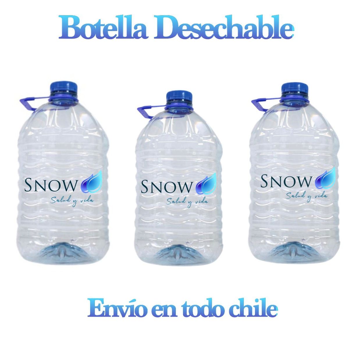 GENERICO - TRIPACK  de agua mineral de 5 litros