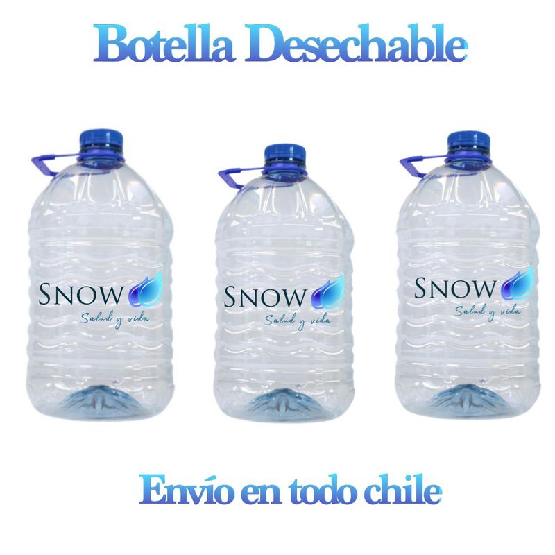GENERICO - TRIPACK  de agua mineral de 5 litros