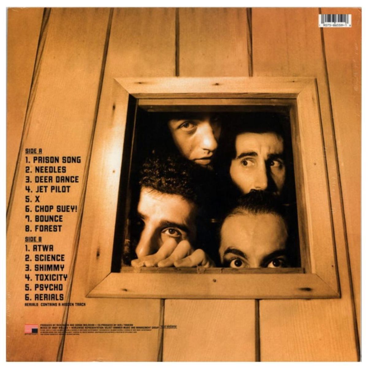 HITWAY MUSIC - SYSTEM OF A DOWN - TOXICITY - VINILO HITWAY MUSIC