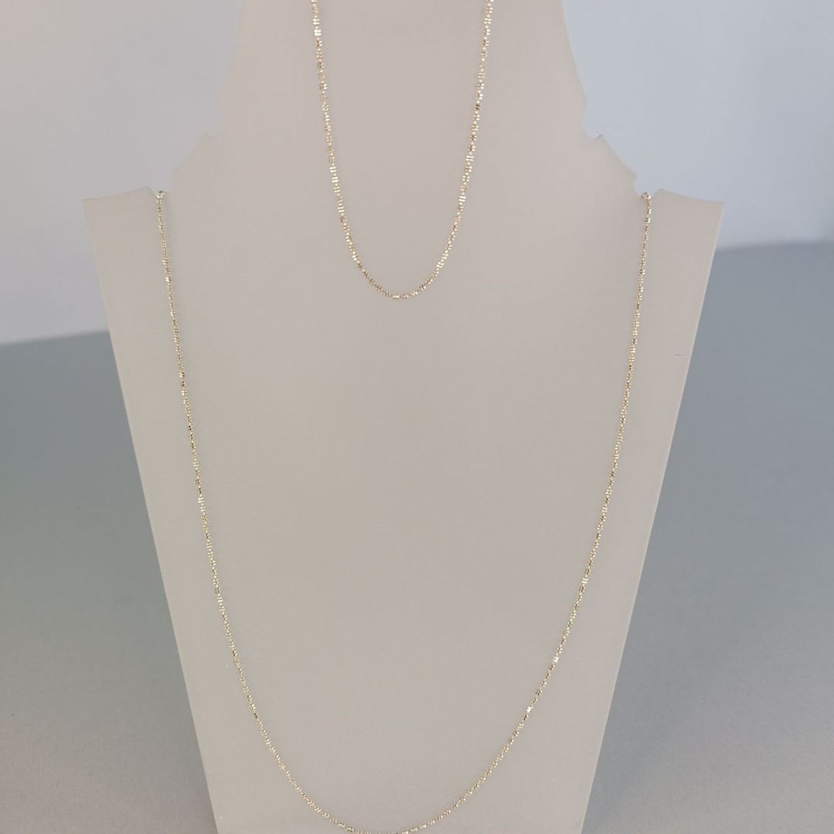 GENERICO - Cadena y pulsera conjunto joyas de plata Abacus Diamond Cut ley 925 50cm Italia