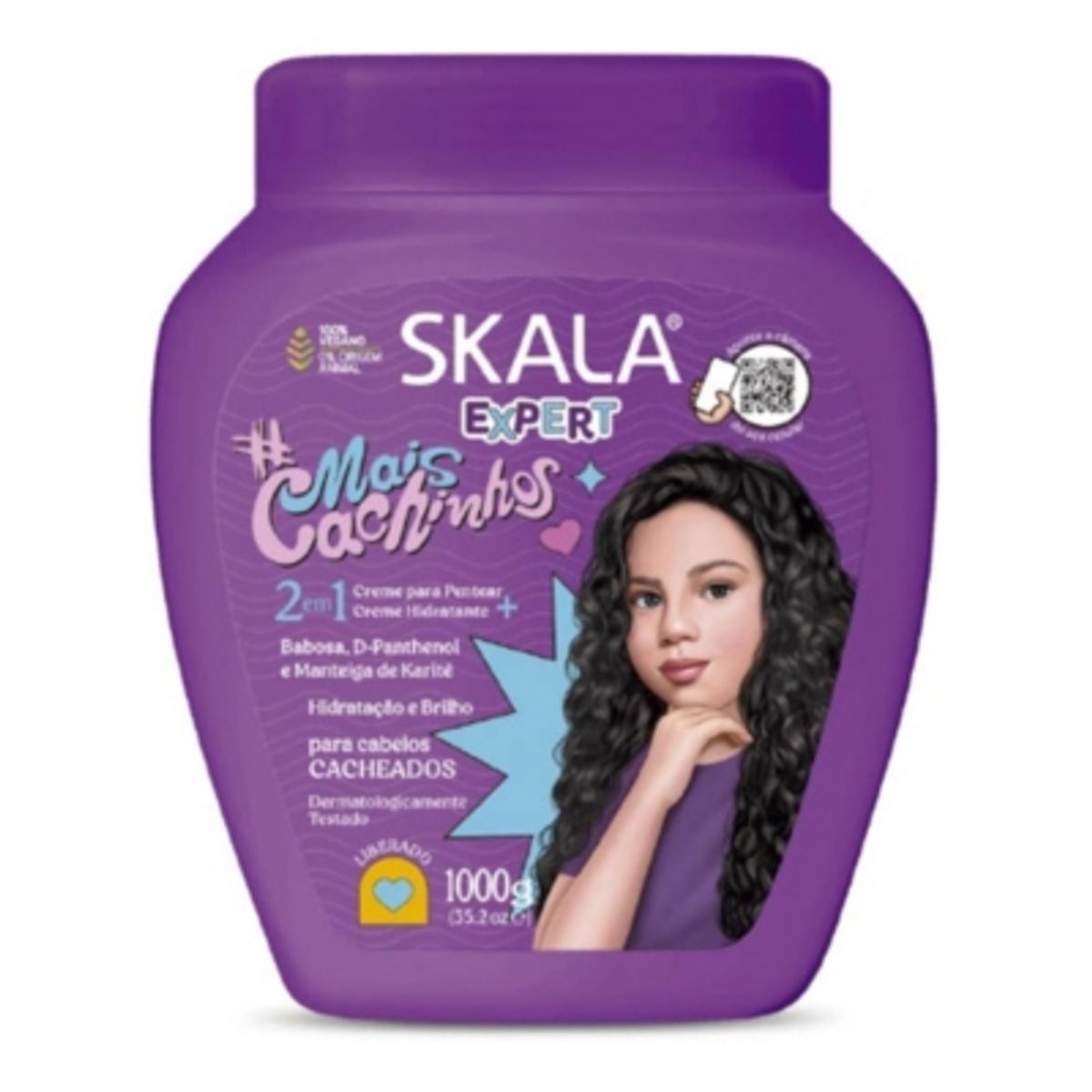 SKALA - Mascara Skala Mais Cachinhos Kids Para Niñas 1000 G SKALA