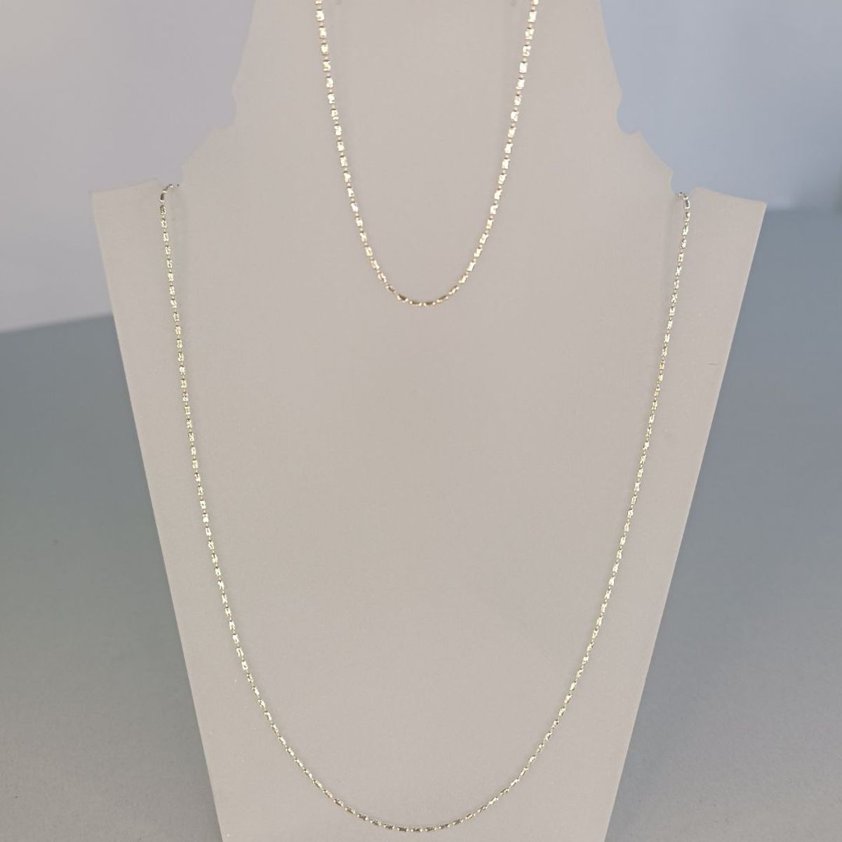 GENERICO - Cadena y pulsera Cylinder Diamond Cut conjunto joyas de plata dama Ley 925