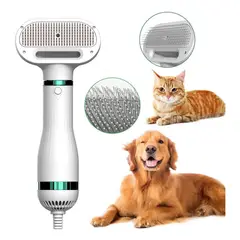 GENERICO - Cepillo Secador Quita Pelos Mascotas Perro Gato Saca Pelusas