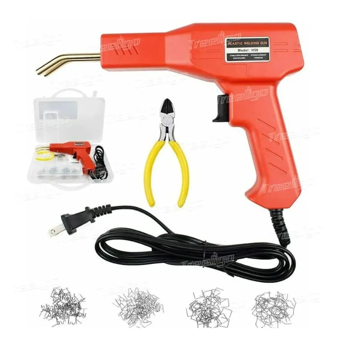 GENERICO - Soldadora Plástico Grapadora Alta Potencia Kit Reparación