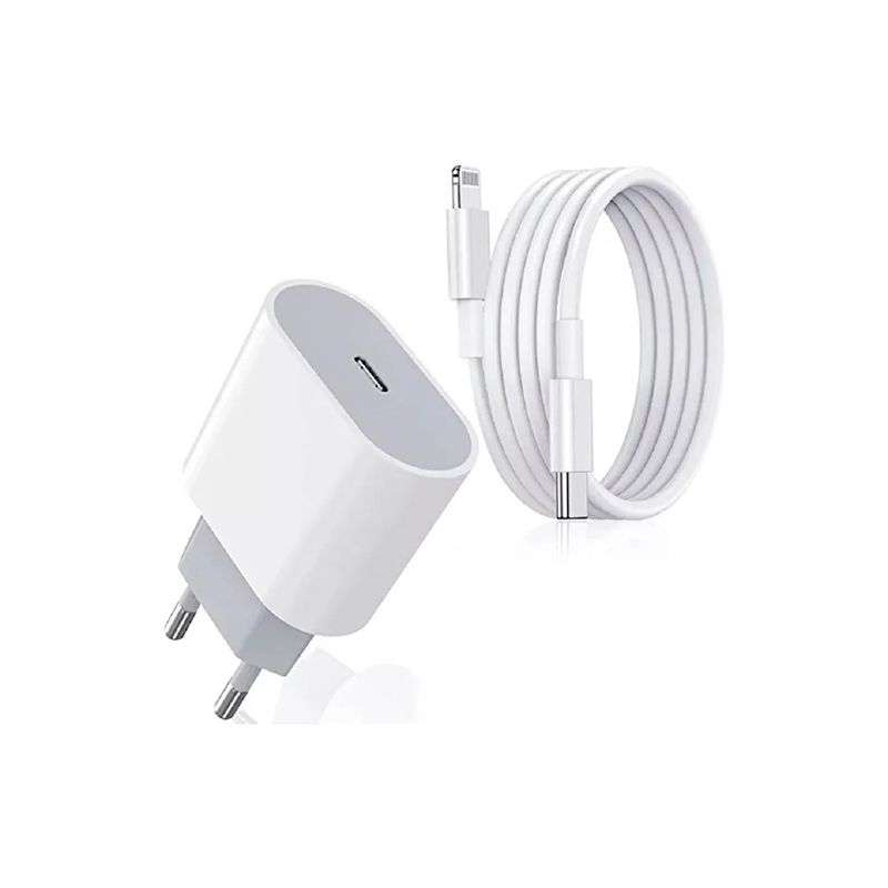 GENERICO - Cargador Compatible iPhone 35w Carga Rapida USB-C a Lightning Genérico