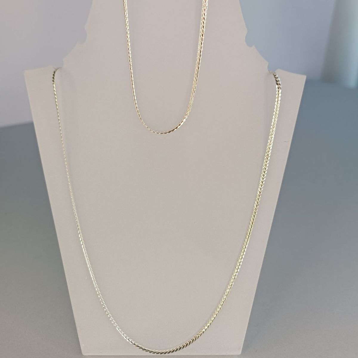 GENERICO - Cadena y pulsera conjunto joyas de plata Oval Curb ley 925 50cm Italia