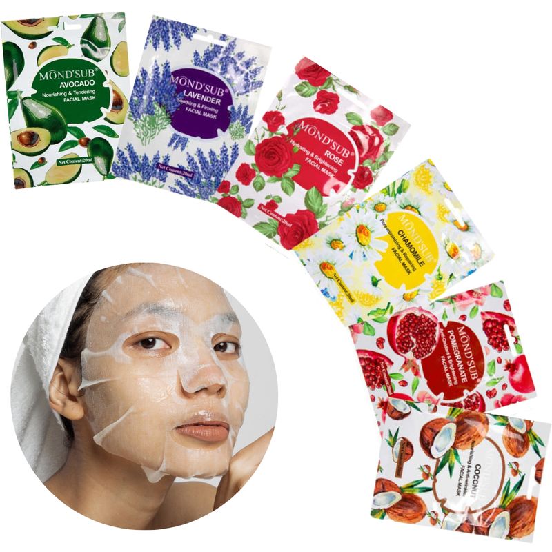 GENERICO - Pack 24 Mascarillas Hidratantes Nutritivas Mond Sub