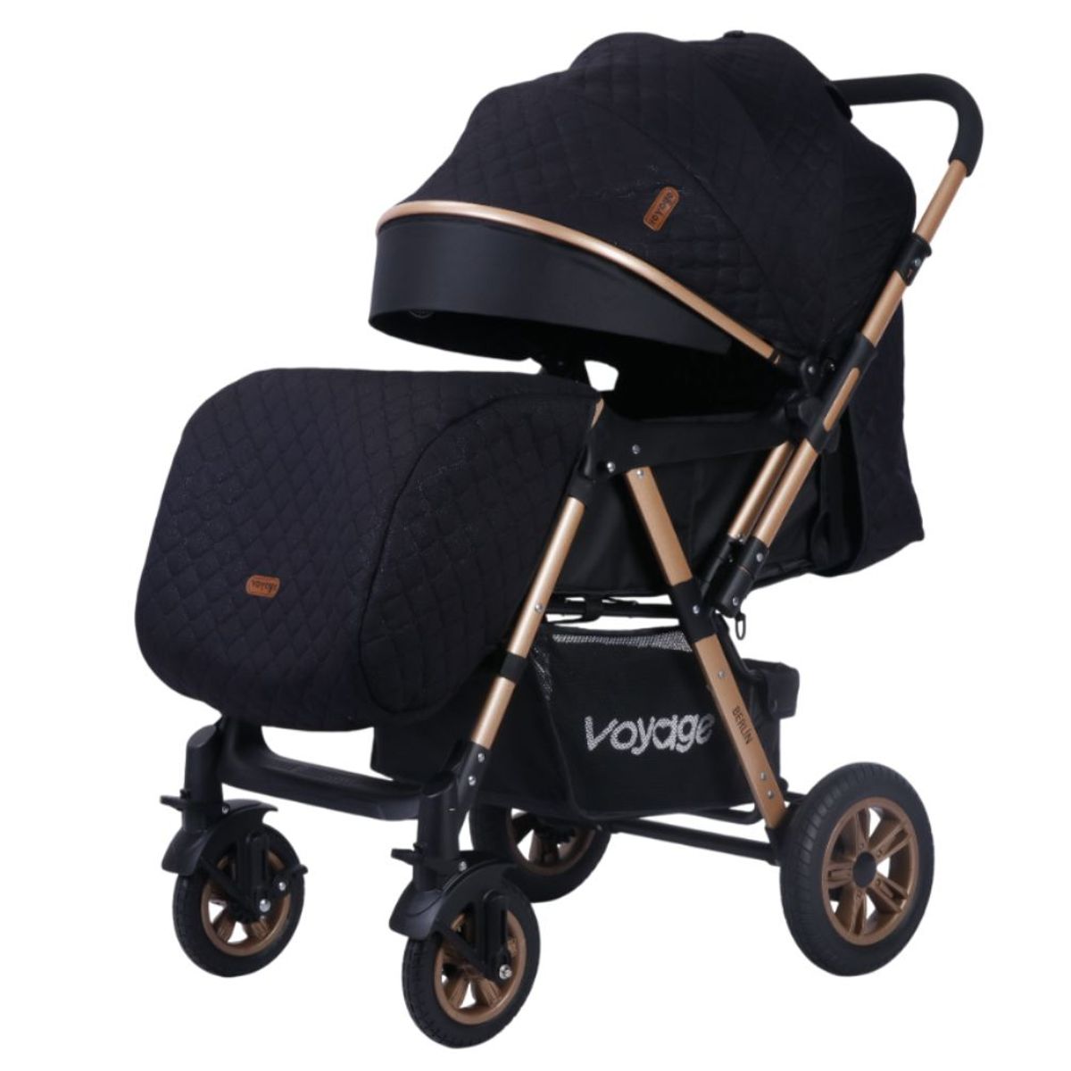 VOYAGE - Coche Cuna Cambio De Manillar Berlin Black Voyage