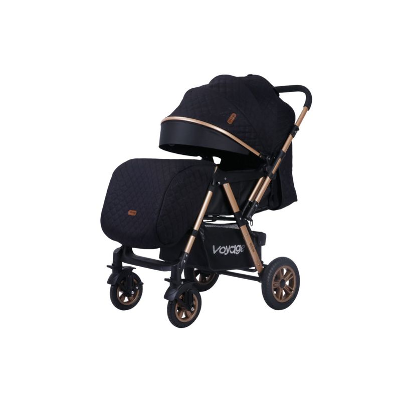 VOYAGE - Coche Cuna Cambio De Manillar Berlin Black Voyage