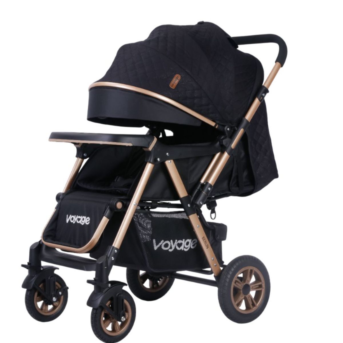 VOYAGE - Coche Cuna Cambio De Manillar Berlin Black Voyage