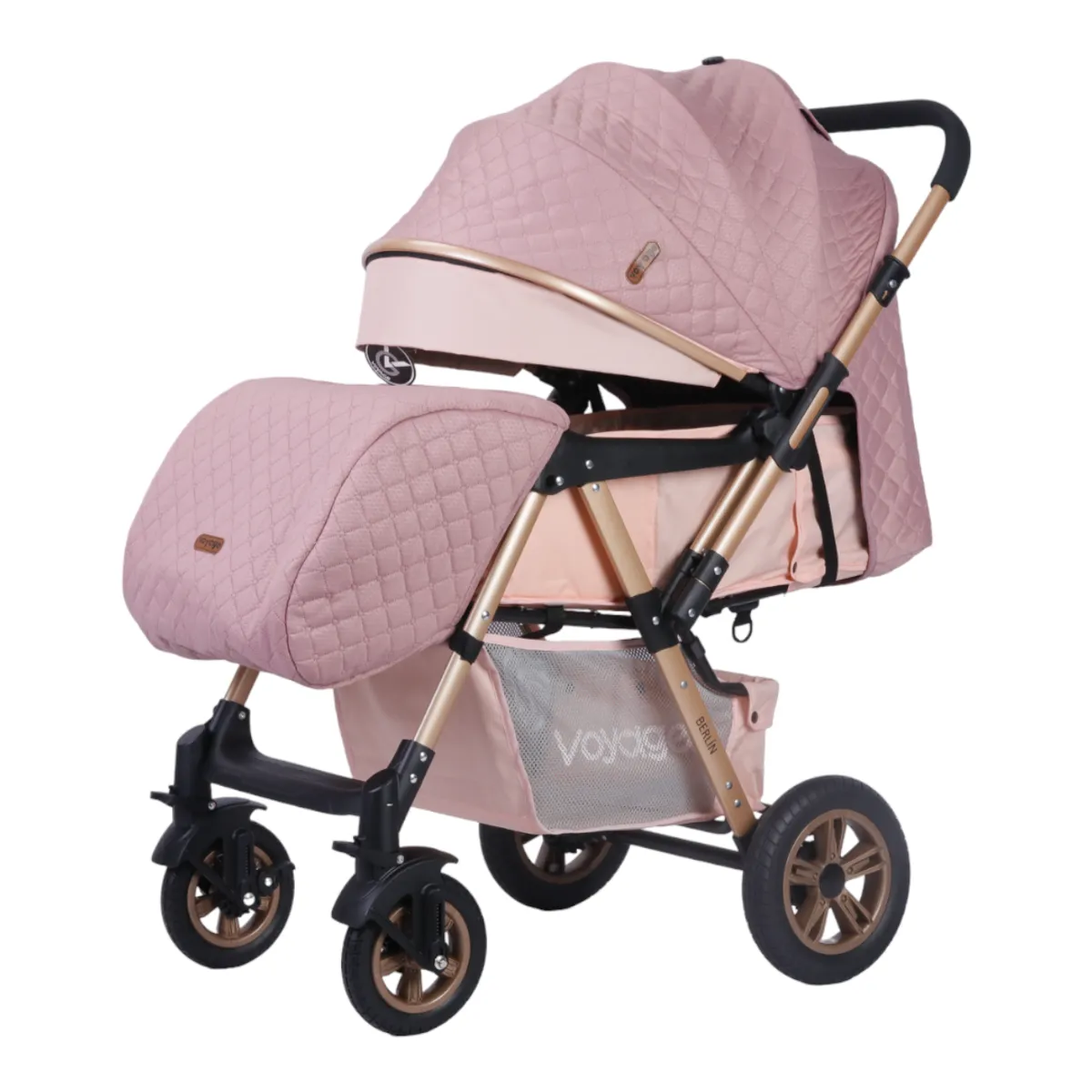 VOYAGE - Coche Cuna Cambio De Manillar Berlin Pink Voyage