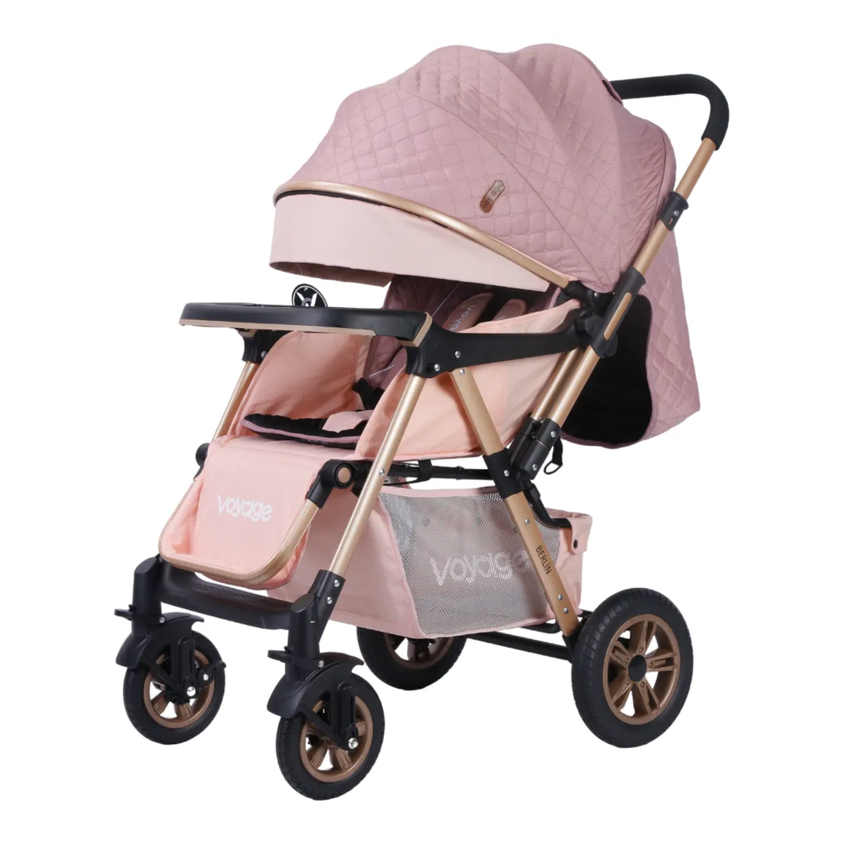 VOYAGE - Coche Cuna Cambio De Manillar Berlin Pink Voyage