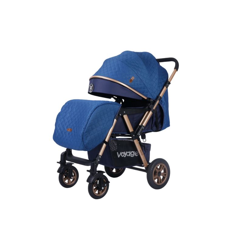 VOYAGE - Coche Cuna Cambio De Manillar Berlin Blue Voyage