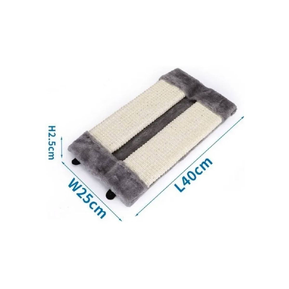 GENERICO - Rascador De Pared Gato Esquinero Sillón Más Catnip Gris