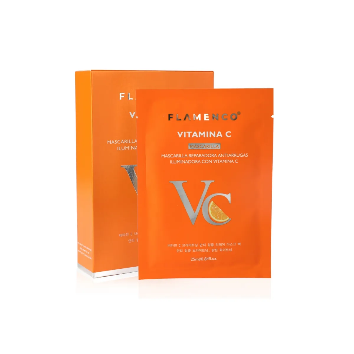 FLAMENCO - Pack 10 Mascarillas Facial Vitamina C Flamenco