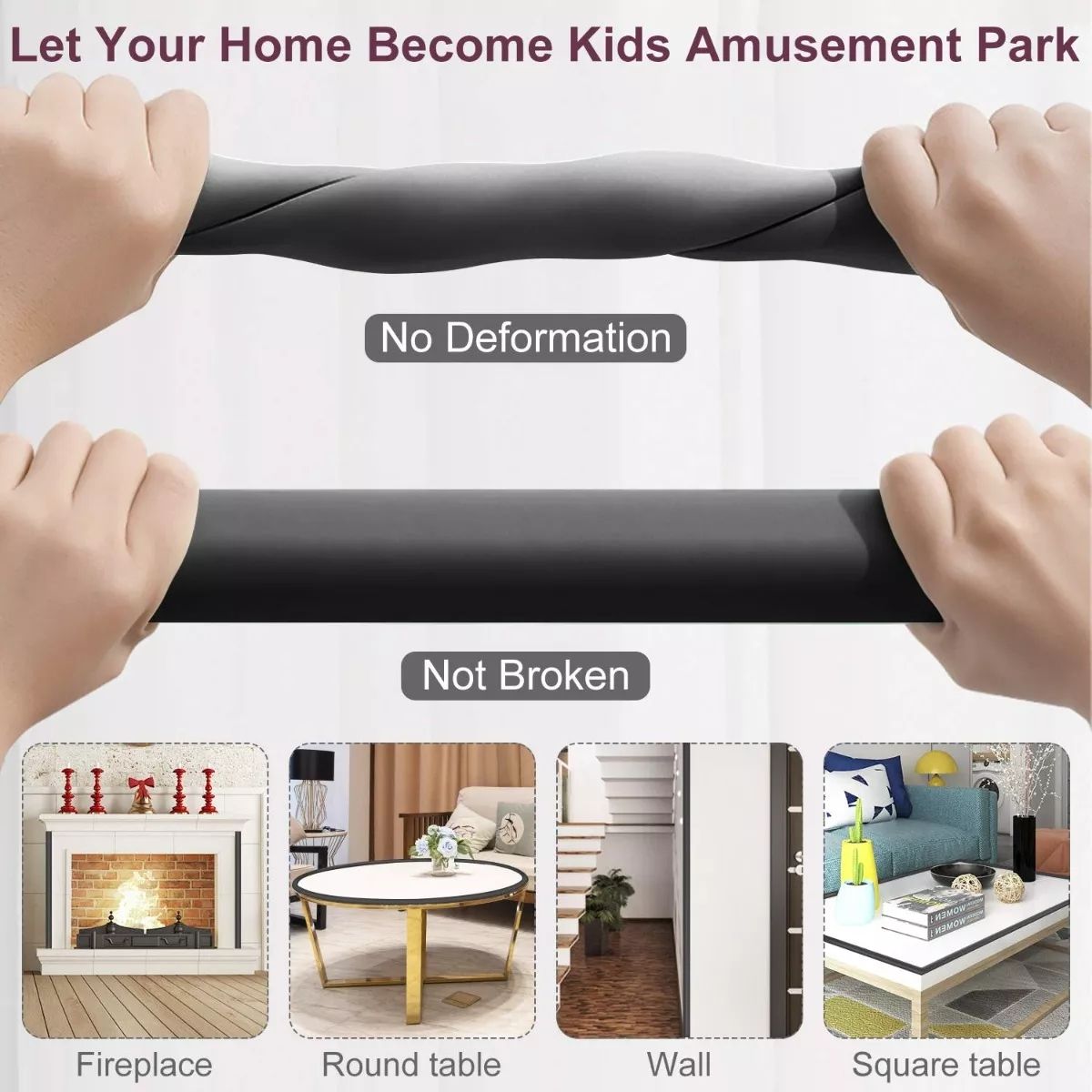 KUANGYE - Protector De Borde De Esquina Espumoso Para Mesa De Muebles