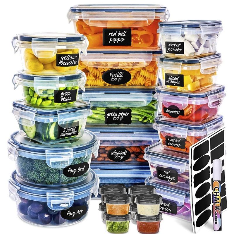 AIZO - AIZO Set 24pz Envases Herméticos Alimentos Transparente