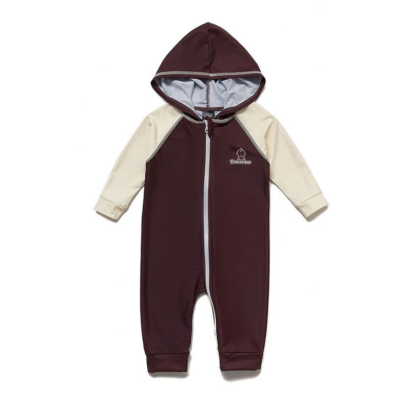 BONVERANO - Bebé Niño Manga Larga UV Traje Baño una Pieza cremallera