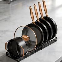 Rack Organizador De Ollas Expandible Menaje Tablas Tapas