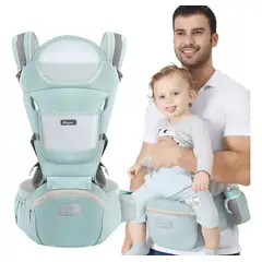 TIOZONEY - Mochila Cangurera Portabebés Ergonimica De 0-36 Meses