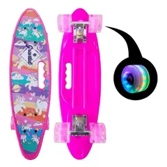 GENERICO - Skate Penny Cruiser Patineta Unicornio Rosada